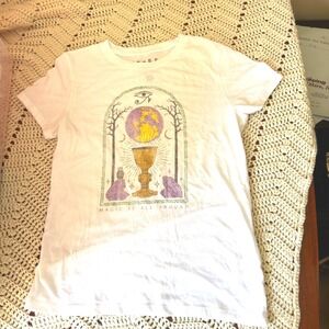 Free State Magic Is All Around Graphic Tee White XL Witchy Celestial T-Shirt